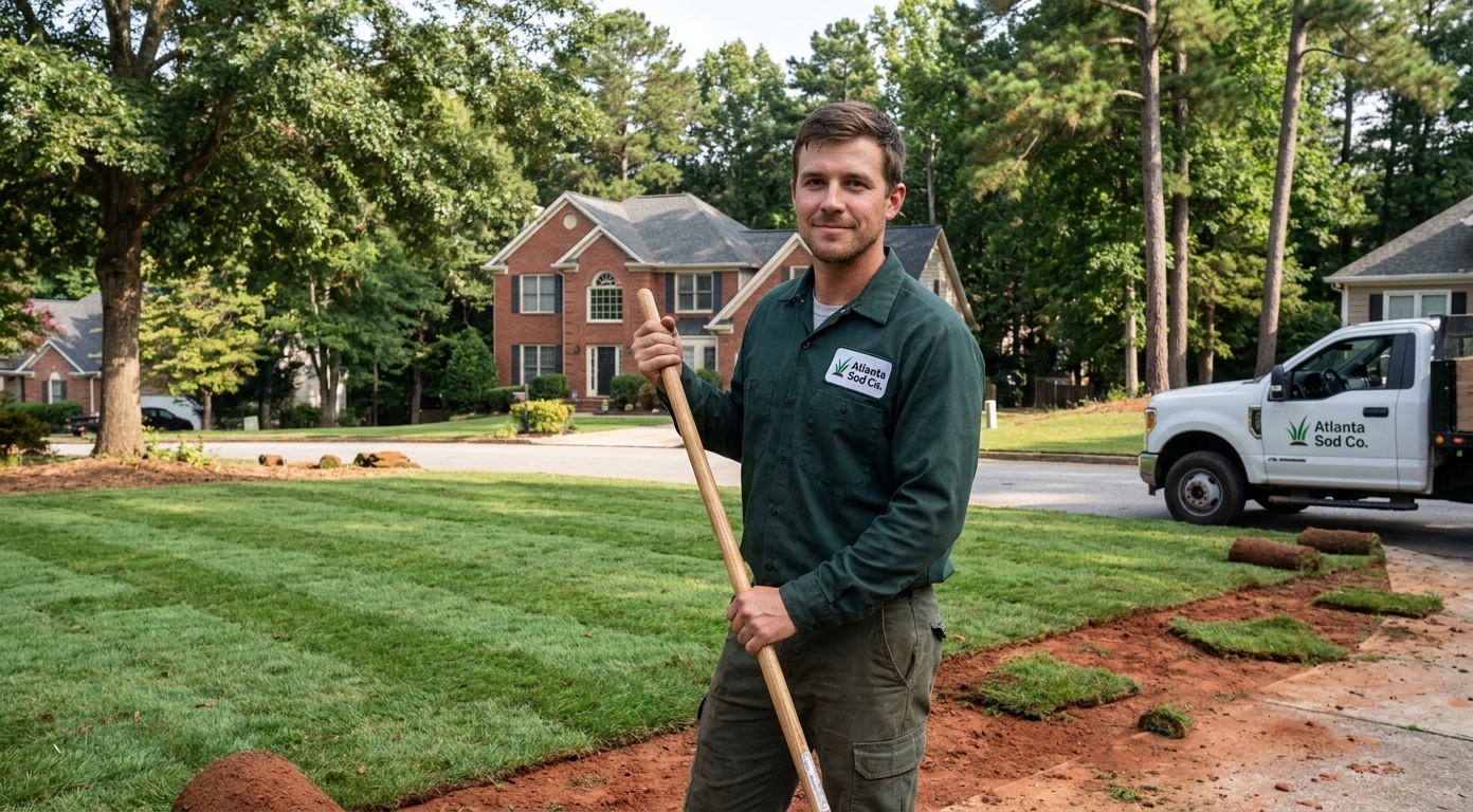 Sod technician portrait